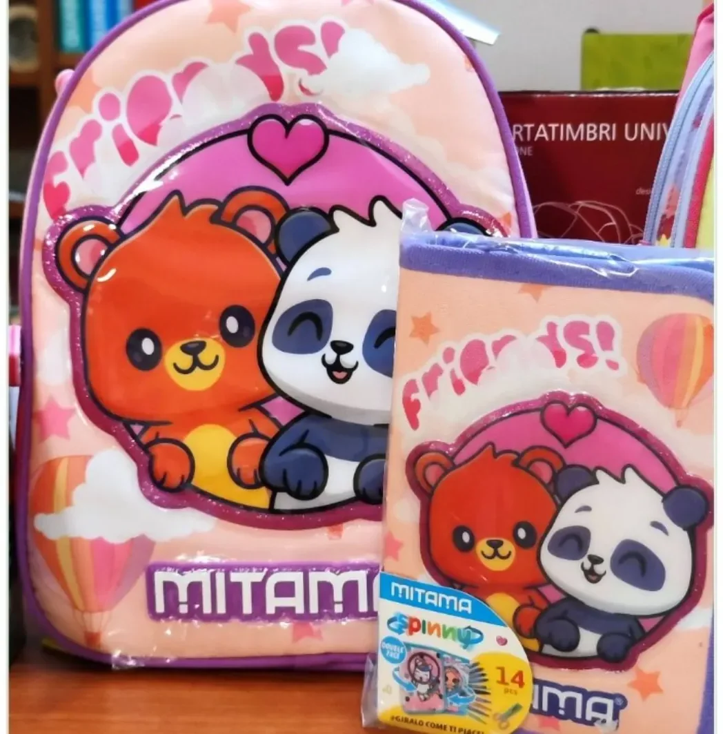 Kit zaino + astuccio Mitama