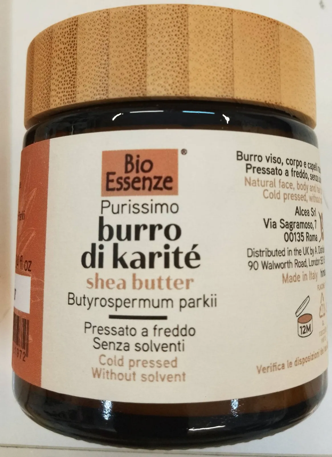 Burro di Karité Purissimo Bio essenze 100ml