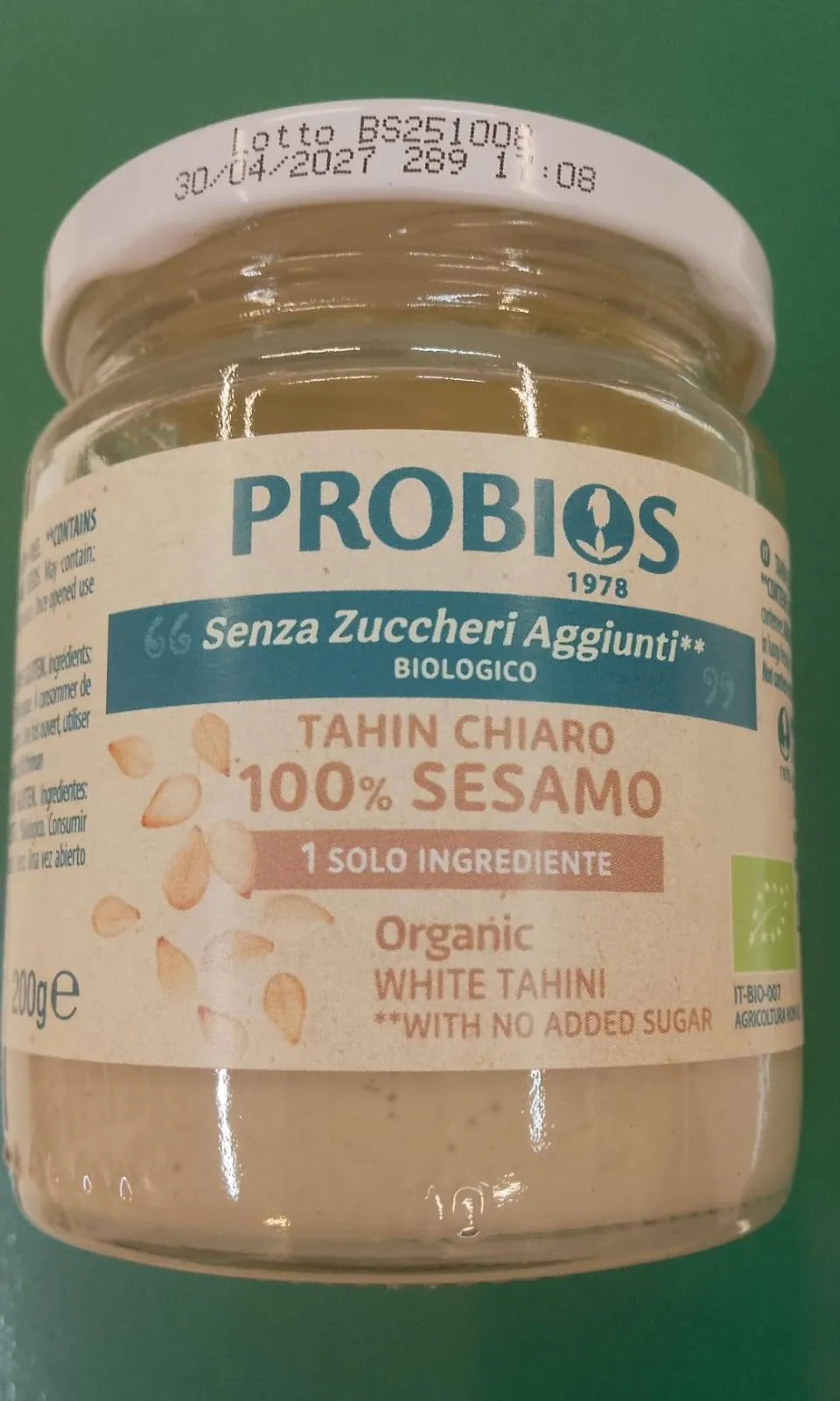 Tahin bianco Probios