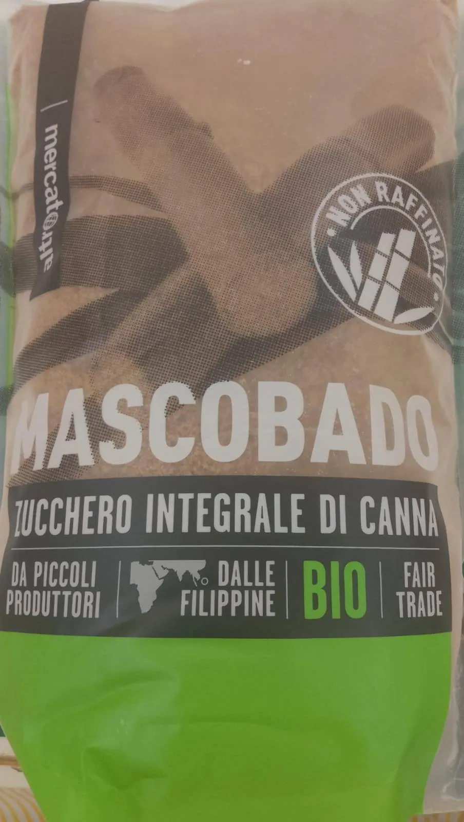 Mascobado zucchero integrale di canna 1000 g