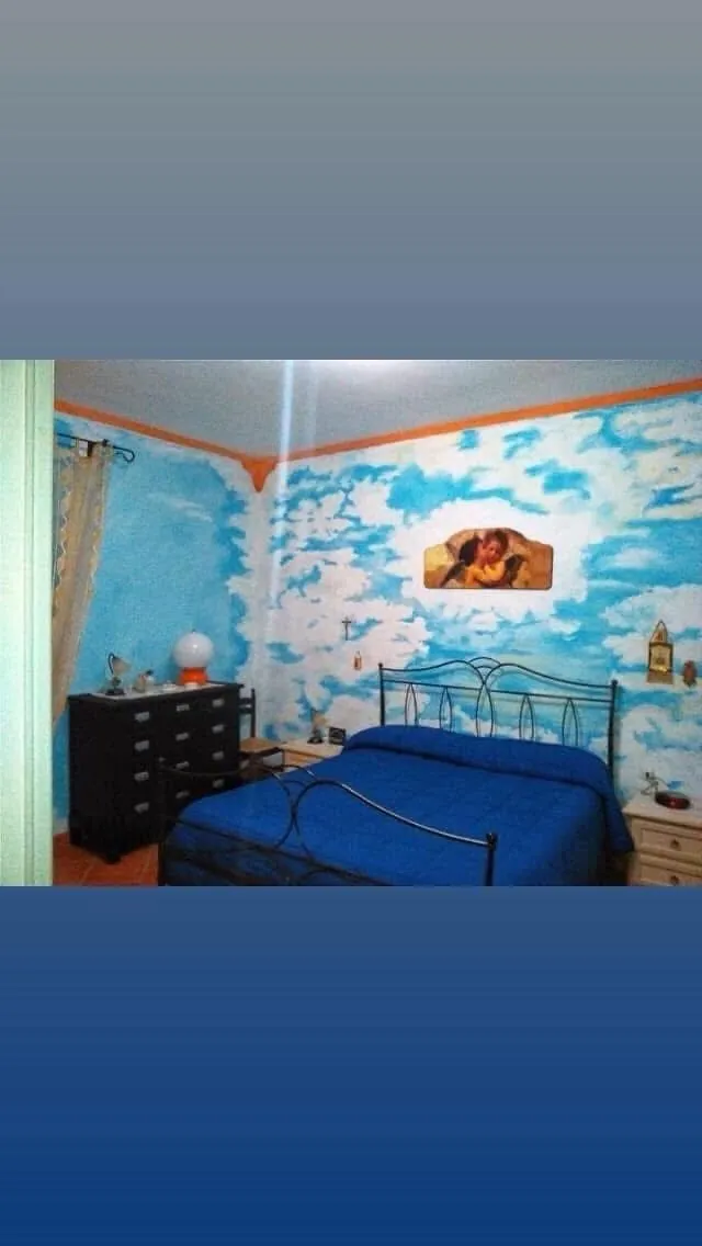 Decorazione artistica cielo e nuvole