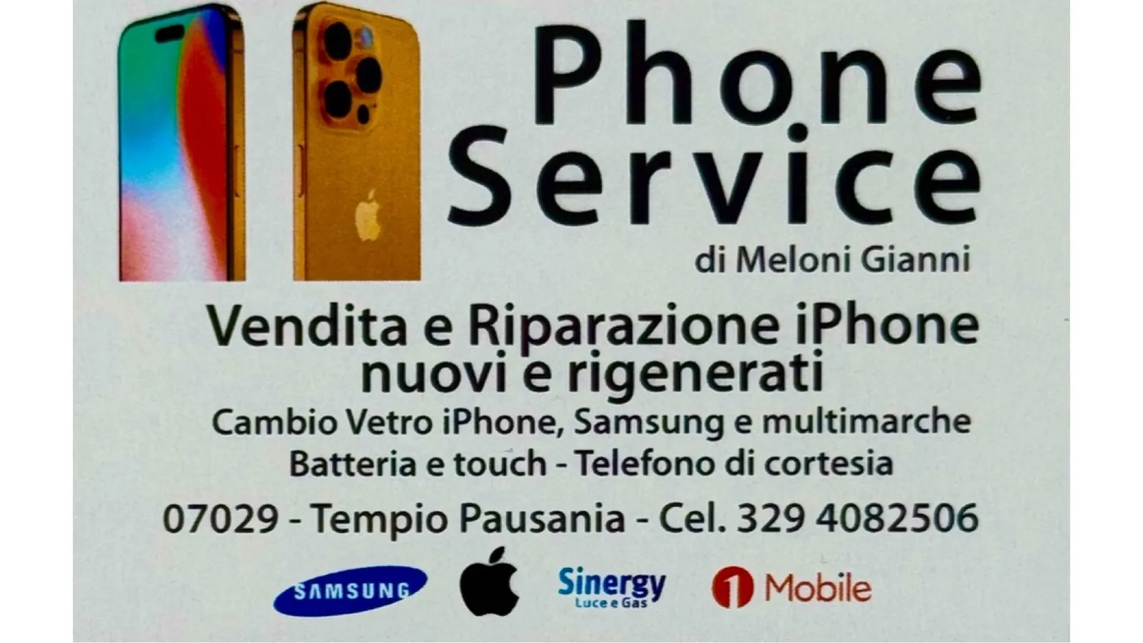 Phone Service Tempio Pausania
